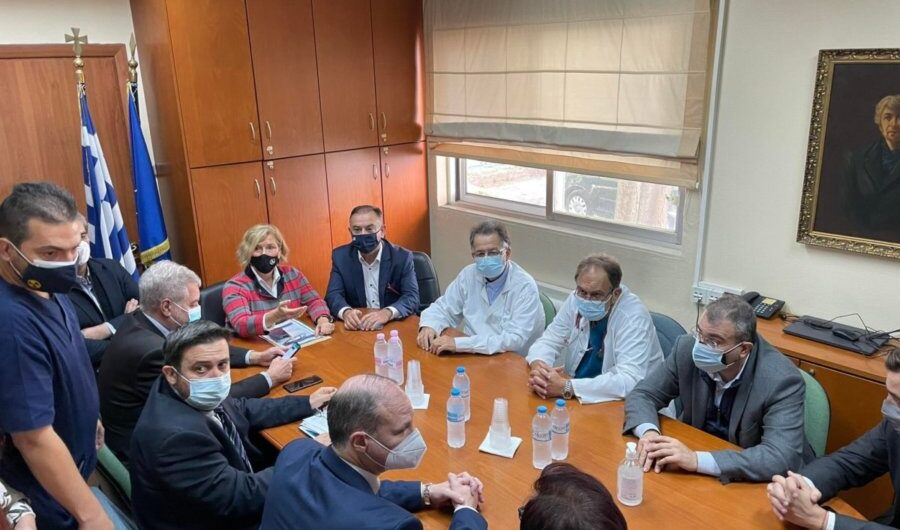 Στο Γενικό Νοσοκομείο Λάρισας η Μίνα Γκάγκα