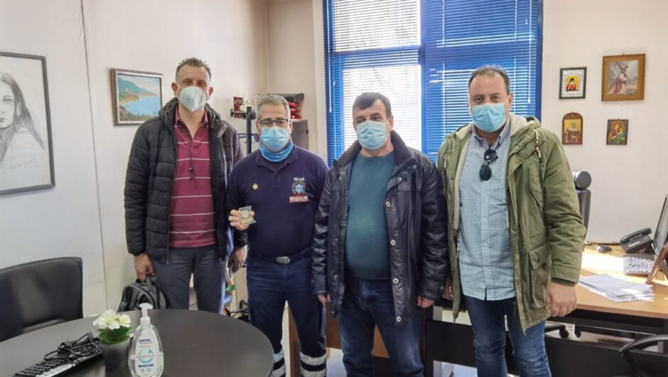 Στον διευθυντή του ΕΚΑΒ Θεσσαλίας ο Σύλλογος Υπαλλήλων ΥΕΘΑ/ΓΕΣ Ν. Λάρισας