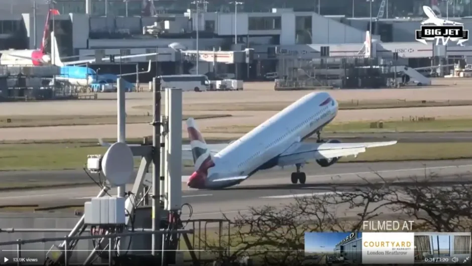 Βρετανία: Αεροπλάνο πάλευε να προσγειωθεί εν μέσω θύελλας -Δείτε βίντεο