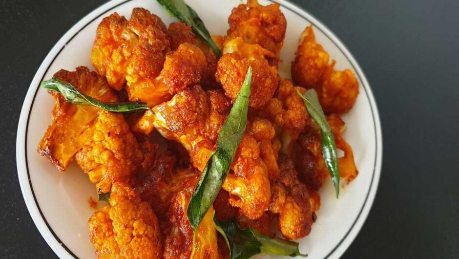 Τραγανές τηγανητές μπουκίτσες κουνουπιδιού