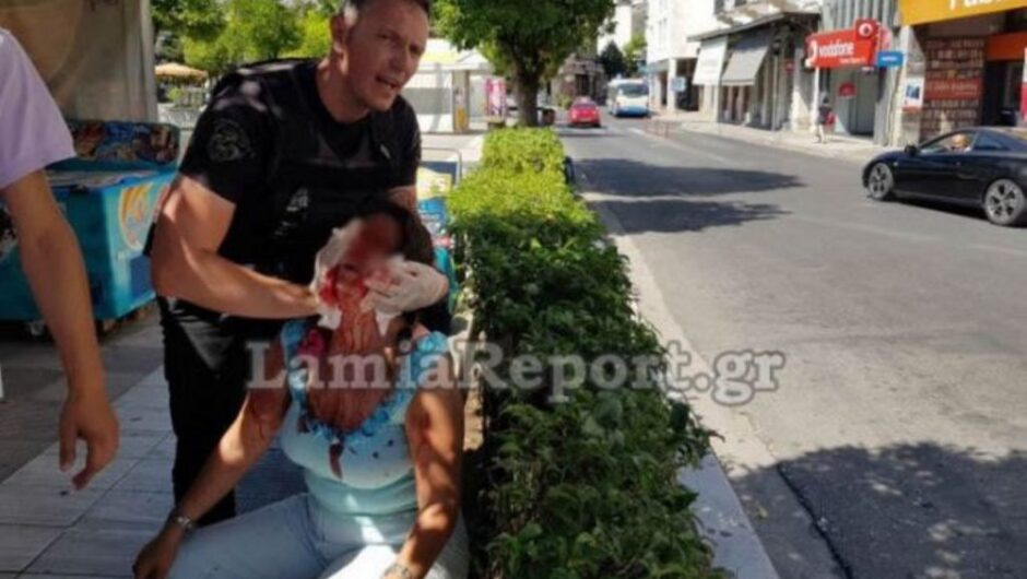 Λαμία: Άγριος ξυλοδαρμός μητέρας στη μέση του δρόμου από τον πρώην σύντροφο της (βίντεο)