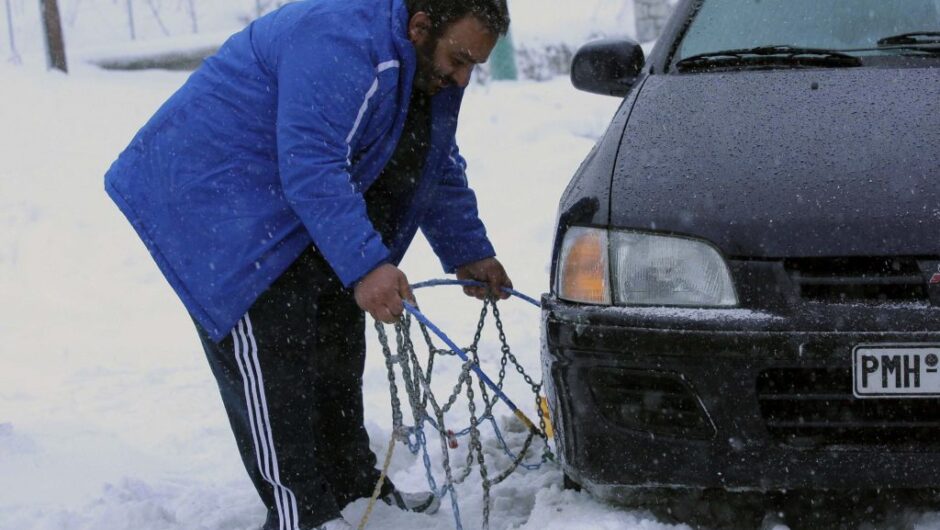 Έρχονται αλλαγές σε αυτοκίνητα και οδηγούς: Υποχρεωτικές οι αντιολισθητικές αλυσίδες