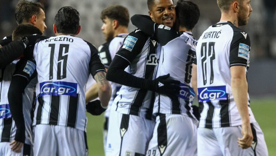 Αγχωτική νίκη για ΠΑΟΚ, κατέβαλε 1-0 τον ΠΑΣ με γκολ του Ακπομ στις καθυστερήσεις