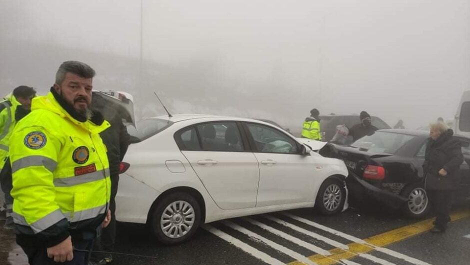 Εγνατία Οδός: 13 τραυματίες από την καραμπόλα 30 οχημάτων λόγω ομίχλης (Video)
