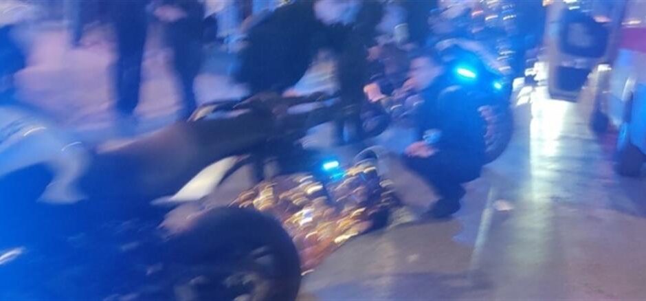 Τροχαίο με τραυματίες αστυνομικούς της ΔΙ.ΑΣ.