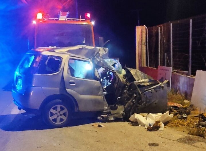 Λάρισα: Νεκρή μία γυναίκα από το τροχαίο στον Αγιόκαμπο (φωτ.)