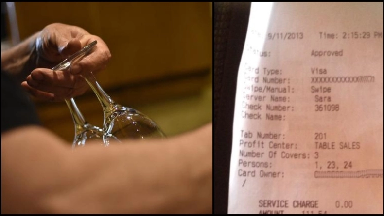 Το μεγαλύτερο φιλοδώρημα που έχει δοθεί σε σερβιτόρο, δεν πληρώθηκε: Το μπλόκαρε η τράπεζα