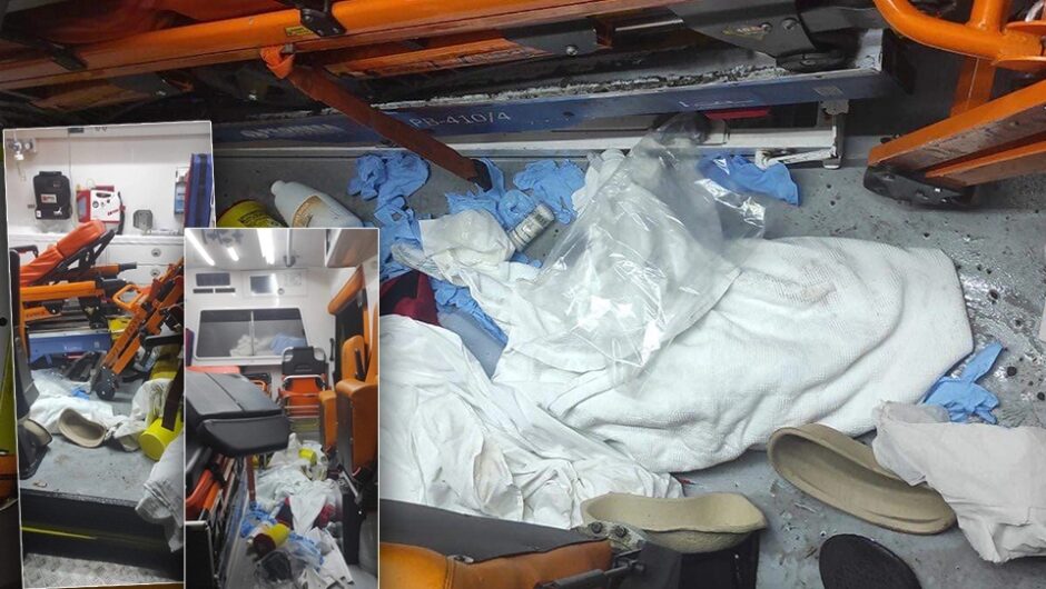Και νέα επίθεση σε διασώστες του ΕΚΑΒ – Γυναίκα έκανε γυαλιά-καρφιά ασθενοφόρο