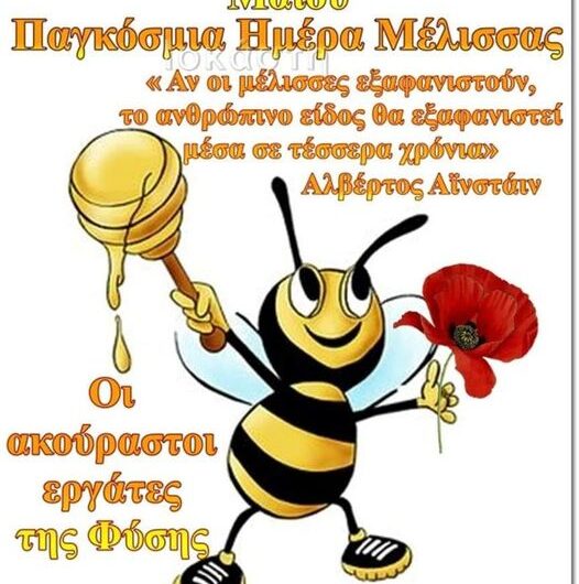 Παγκόσμια ημέρα μέλισσας