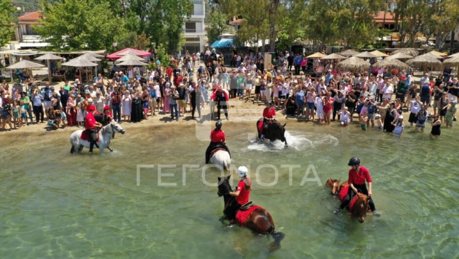 Αγιασμός των αλόγων: Εντυπωσιακό θέαμα από το έθιμο στο Πήλιο (φωτ. & βίντεο)