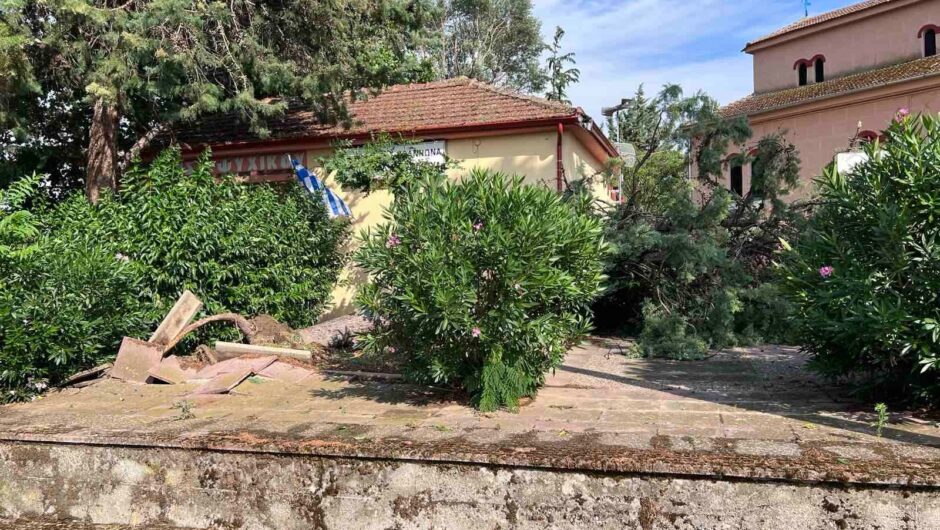 Μεγάλες ζημιές από το χαλάζι και την ανεμοθύελλα στο Δήμο Κιλελέρ (φωτ.)