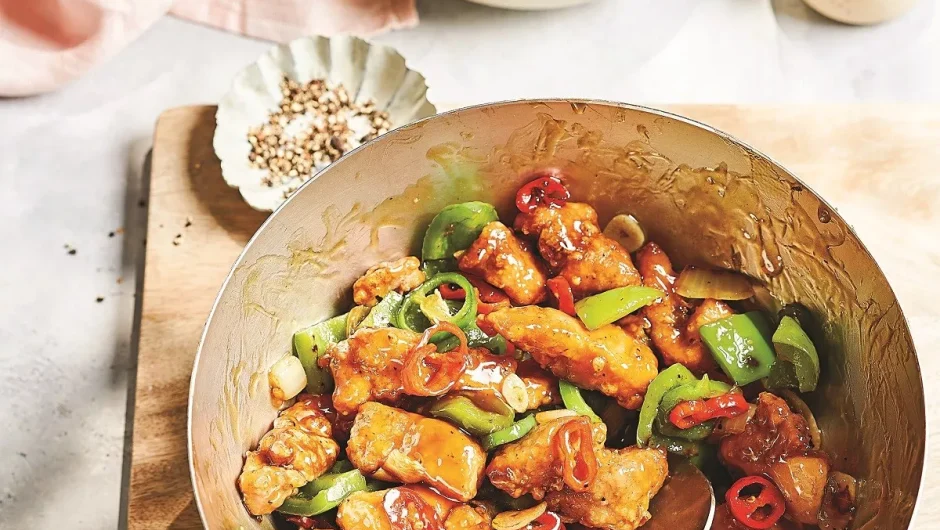 Η συνταγή της ημέρας: Κινέζικο κοτόπουλο με πιπεριές τσίλι.Το μενού της εβδομάδας (25 έως 31/7)