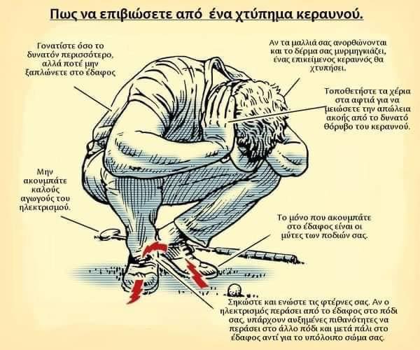 Πως να επιβιώσετε από ένα χτύπημα κεραυνού.