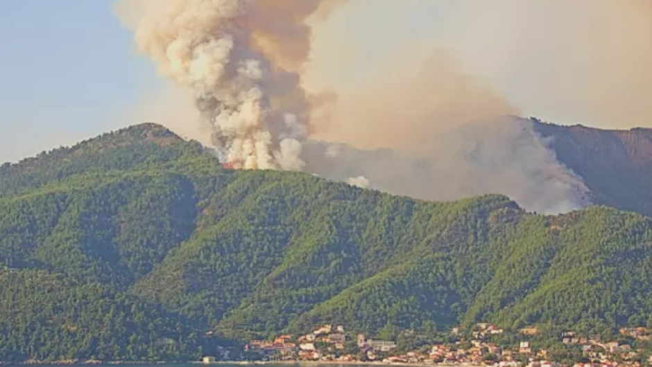 Πυρκαγιά στη Θάσο / Στάχτη τουλάχιστον 1.300 στρέμματα πευκοδάσους 