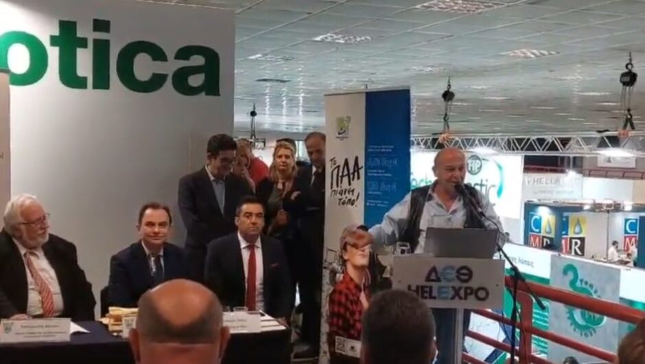 Παρέμβαση σε υψηλούς τόνους από τους αγρότες κατά του υπουργού Αγροτικής Ανάπτυξης Γεωργαντά