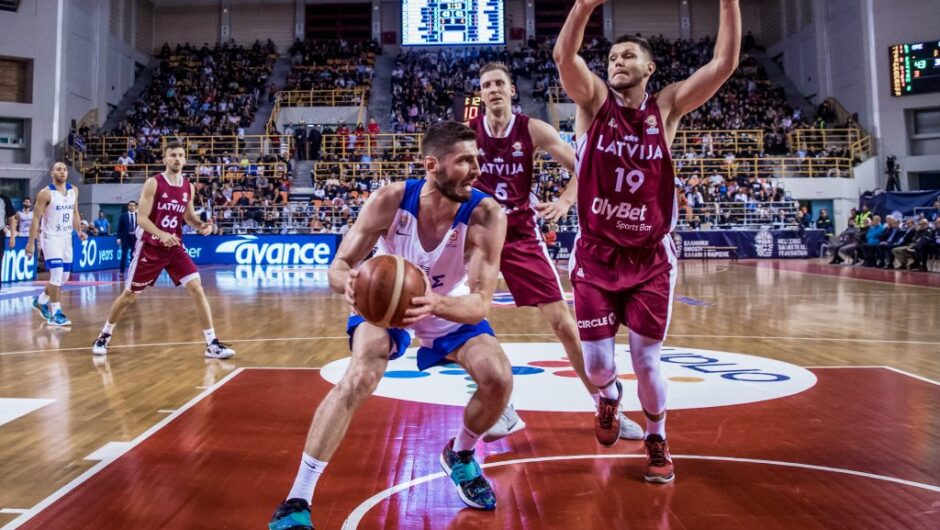 Mπάσκετ: Συντριβή για την Εθνική (60-80 από τη Λετονία)