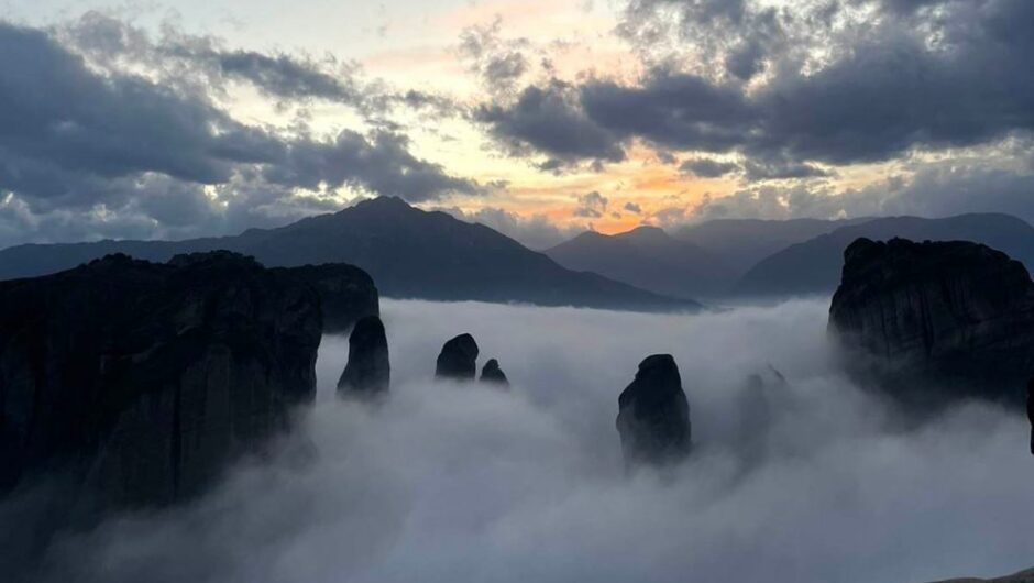 Τα Μετέωρα πάνω απ’ τα σύννεφα! Μαγικές εικόνες