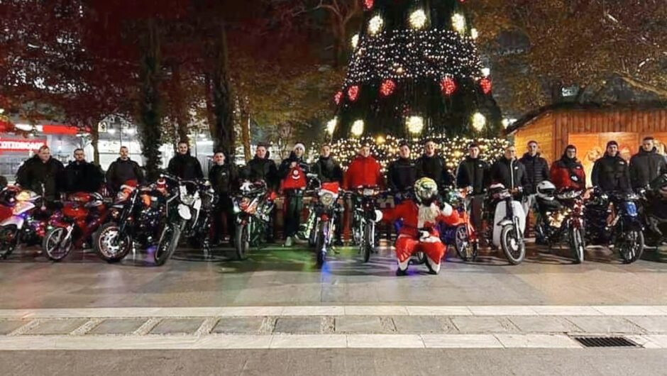 Το γιόρτασαν με… γκάζια χριστουγεννιάτικα στη Λάρισα! (φώτο – βίντεο)
