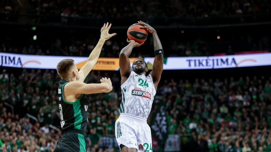 Euroleague, Ζάλγκιρις-Παναθηναϊκός 67-81: Το τριφύλλι άλωσε το Κάουνας