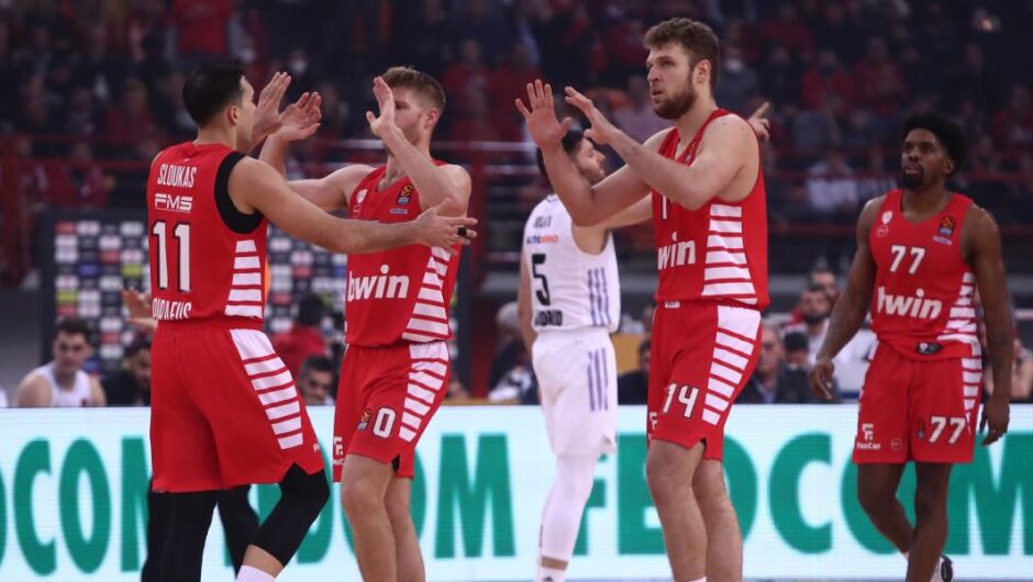 Euroleague / Ο Ολυμπιακός ισοπέδωσε τη Ρεάλ Μαδρίτης με 73-60 στο ΣΕΦ