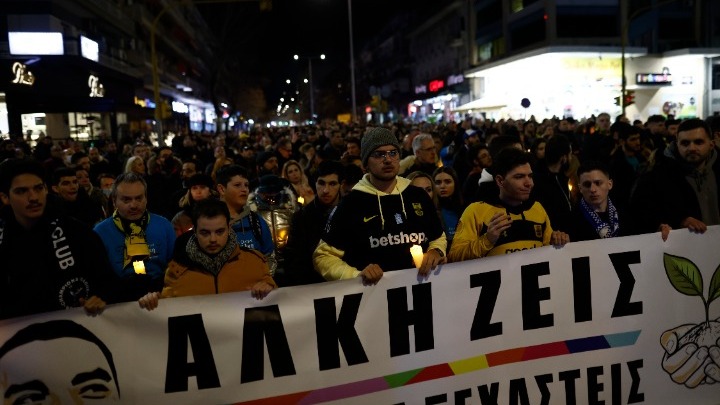 Ρίγη συγκίνησης στην πορεία μνήμης του Άλκη