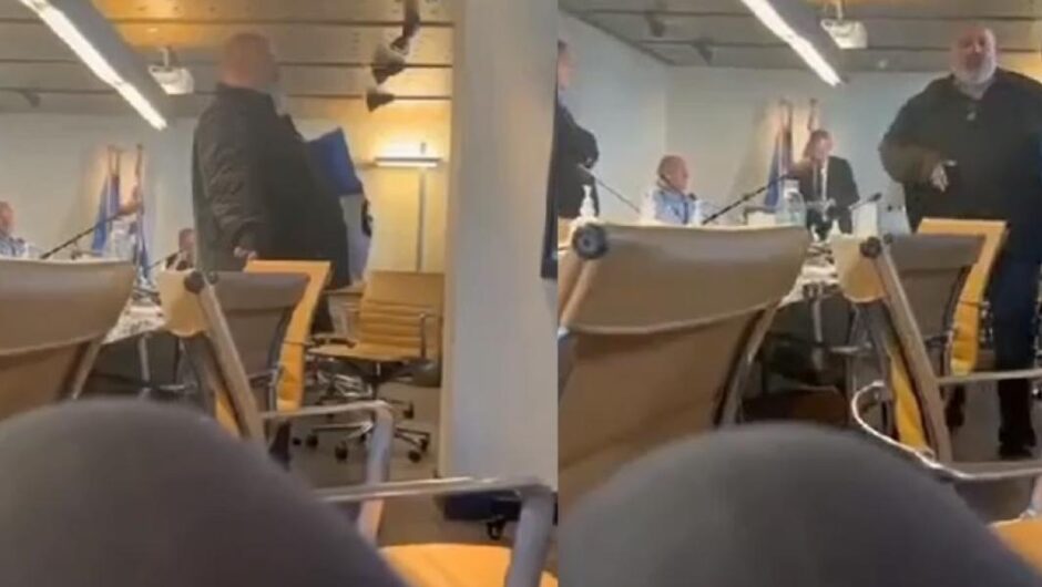 Ολυμπιακός / Εικόνες απόλυτης παρακμής και ντροπής – Ο Καραπαπάς πέταξε φούστα στον Μπαλτάκο