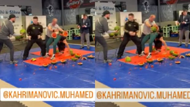 Ρεκόρ Γκίνες: 63χρονος έσπασε με το χέρι 16 καρπούζια και 27 καρύδες σε 1 λεπτό