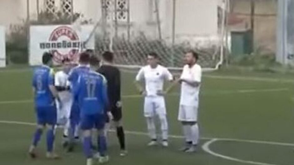 Επικό βίντεο από το Ρέθυμνο – Παίκτης πήρε τον διαιτητή στο κυνήγι!