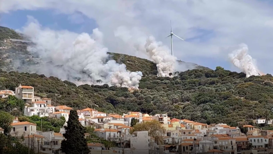 Σάμος: Βίντεο από το εκρηκτικό έθιμο με τις οβίδες στον Μαραθόκαμπο