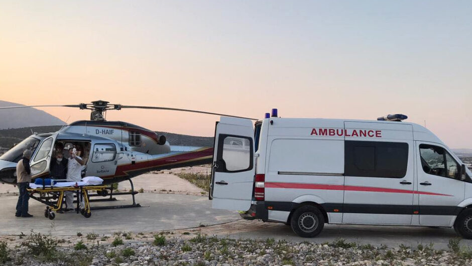 Εκτάκτως στο Πανεπιστημιακό Νοσοκομείο Λάρισας 41χρονη με αεροδιακομιδή – Σε κρίσιμη κατάσταση η υγεία της