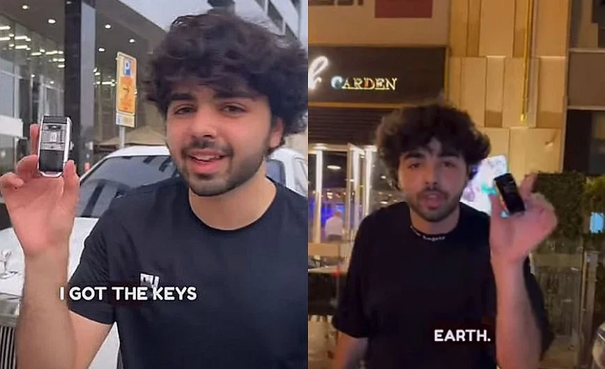 Viral το βίντεο για την ασφάλεια στο Ντουμπάι – TikToker αφήνει τα κλειδιά Rolls-Royce στο καπό και πάει γυμναστήριο