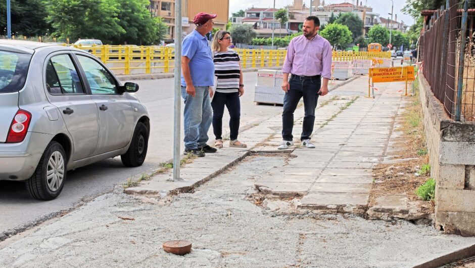 Δήμος Λαρισαίων: Ξεκινάει έργο κατασκευής-συντήρησης πεζοδρομίων – Δείτε τα σημεία της πόλης