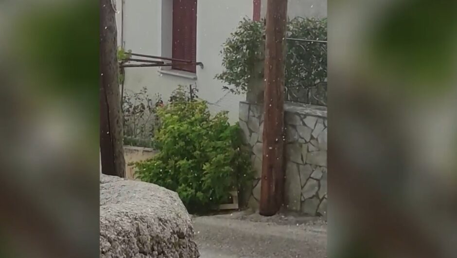Και ο καιρός τρελάθηκε: Καταιγίδες και βροχοπτώσεις με καύσωνα σε Τέμπη, Ελασσόνα και Αγιά (βίντεο)