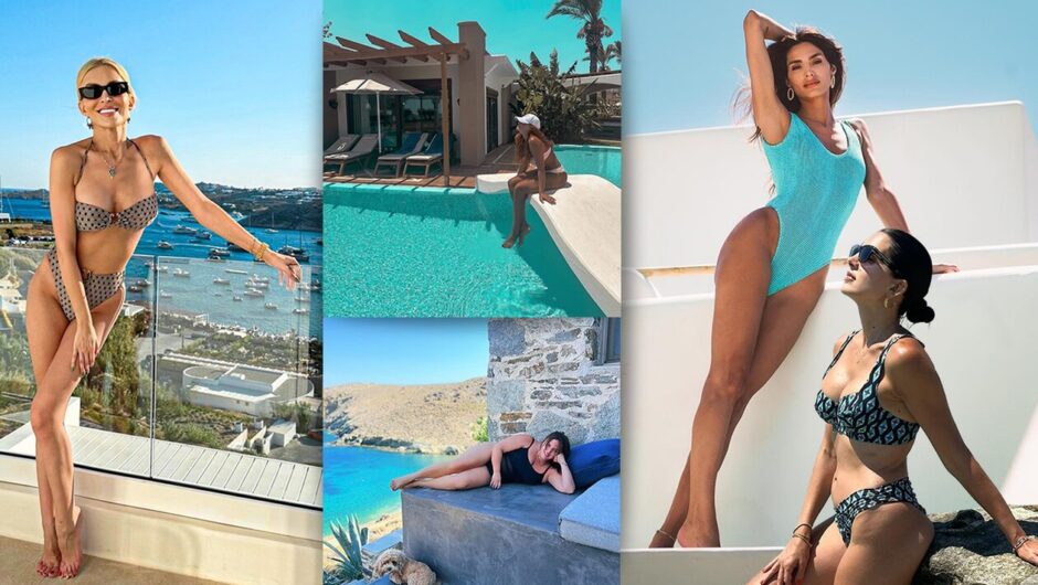 Τα μπάνια… της TV – Οι παρουσιάστριες ξεκίνησαν τις διακοπές τους