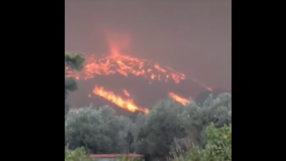 Φωτιά στη Ρόδο / Σχηματίστηκε πυροστρόβιλος – Δείτε βίντεο