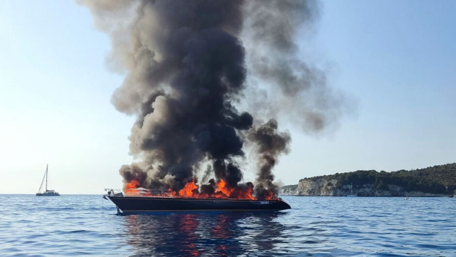 Φωτιά σε σκάφος αναψυχής στην Αλόννησο – Ένας τραυματίας
