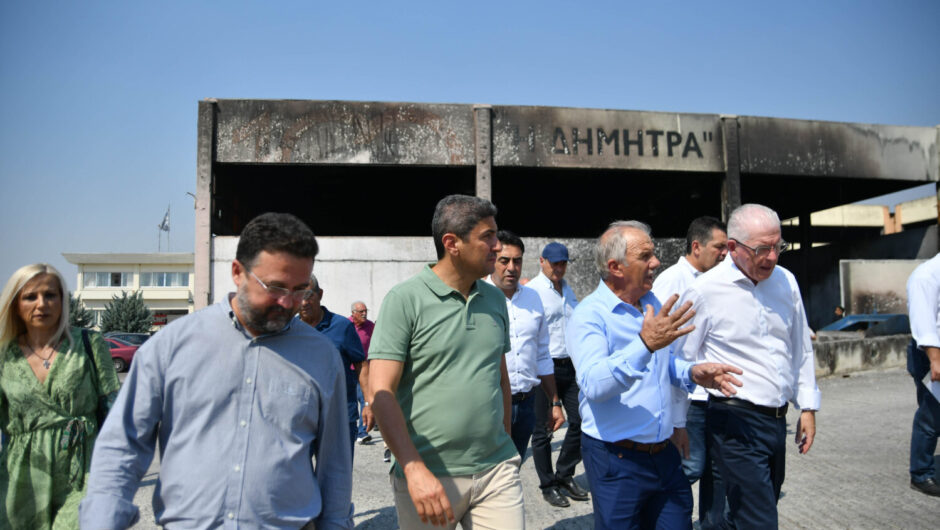 Στον Συνεταιρισμό Ν. Αγχιάλου «Η Δήμητρα» ο Λευτ. Αυγενάκης – Τί είπε για τις ζημιές (φωτ. & βίντεο)