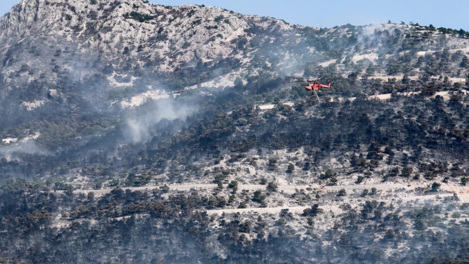 Φωτιά στην Πάρνηθα: Μεγάλη καταστροφή για τον «πνεύμονα» της Αττικής – Δείτε συγκλονιστικές εικόνες