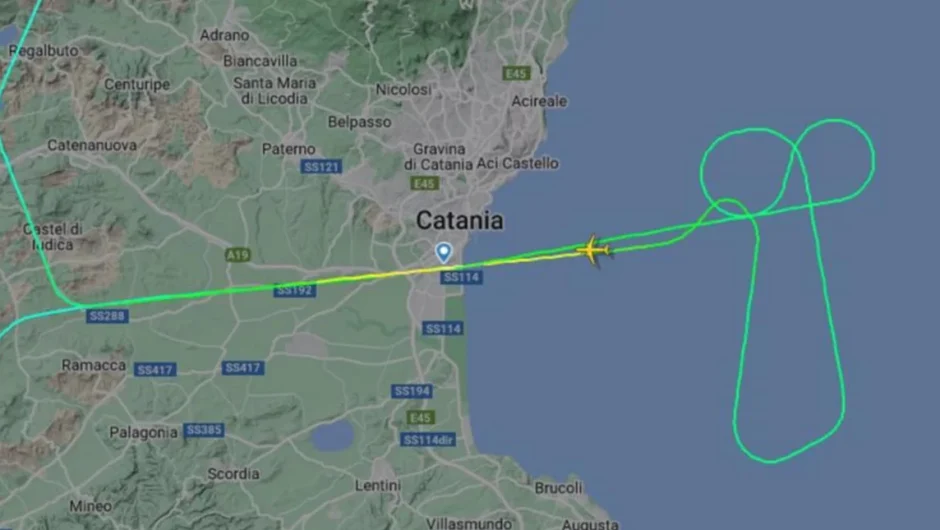 Έπος: Πιλότος της Lufthansa εκνευρίστηκε για εκτροπή του αεροσκάφους του και σχημάτισε… πέος στον ουρανό