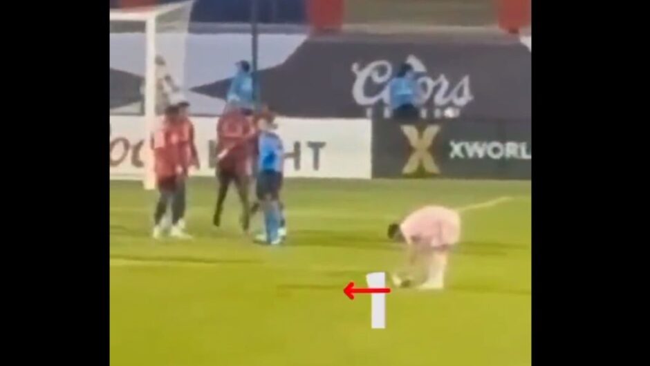 Kαρέ – καρέ το… κλέψιμο του Μέσι πριν την απίθανη εκτέλεση φάουλ (vid)