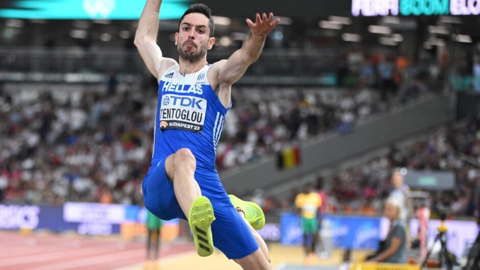 Παγκόσμιο Πρωτάθλημα Στίβου / «Ιπτάμενος» ο Μίλτος Τεντόγλου – Κατέκτησε το χρυσό μετάλλιο με 8.52μ (βίντεο)