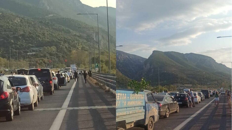 Τέμπη: Ταλαιπωρία για Λαρισαίους στην ΠΑΘΕ – Μποτιλιάρισμα λόγω τροχαίου (φωτ. & βίντεο)
