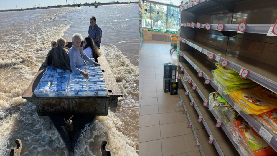 Αποκλεισμένος για τέταρτη μέρα ο Δήμος Αγιάς – Τεράστια προβλήματα: Άνθρωποι μεταφέρονται πάνω σε καρότσες – Άδεια τα ράφια στα σούπερ μάρκετ (φωτ.)