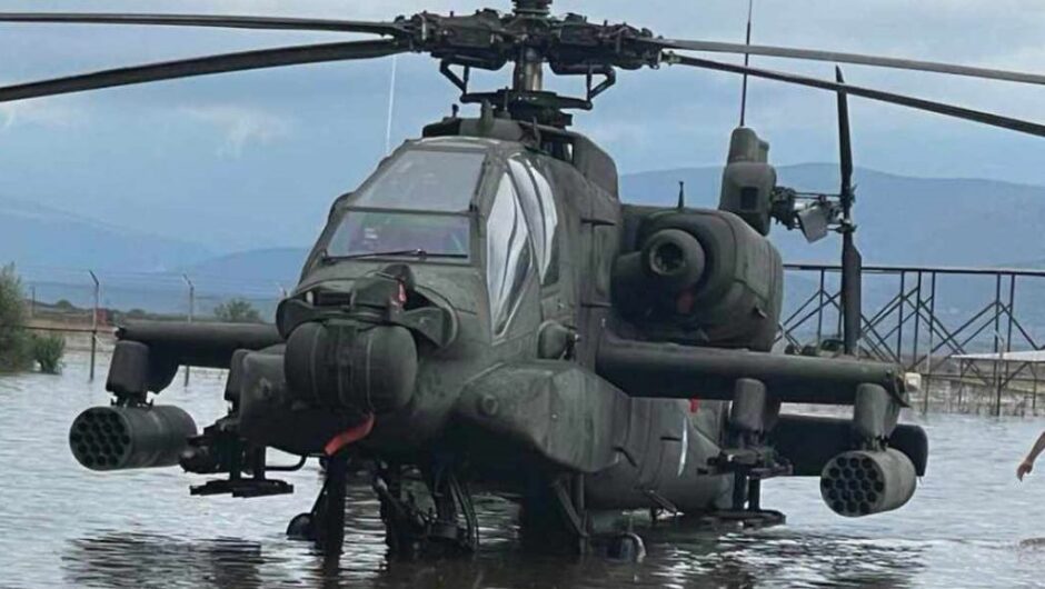 Στεφανοβίκειο: Ελικόπτερα Απάτσι παραμένουν κάτω από το νερό