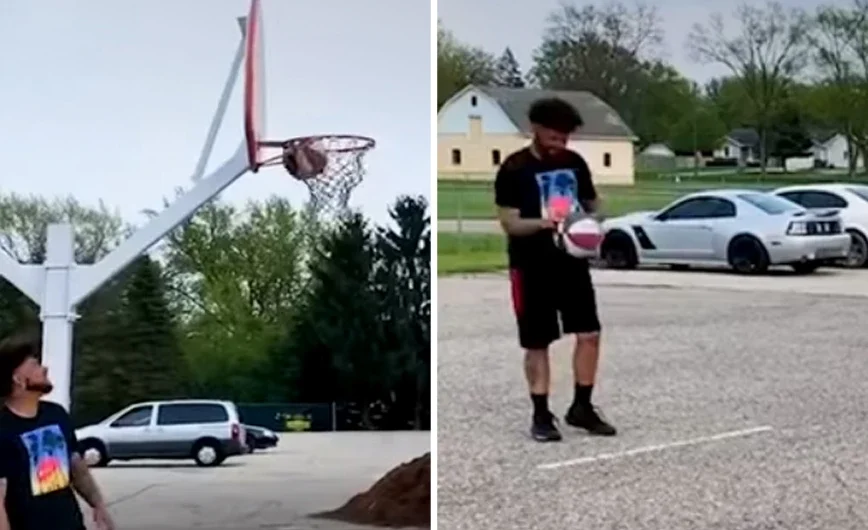 Μια εύστοχη βολή με απίθανο τρόπο