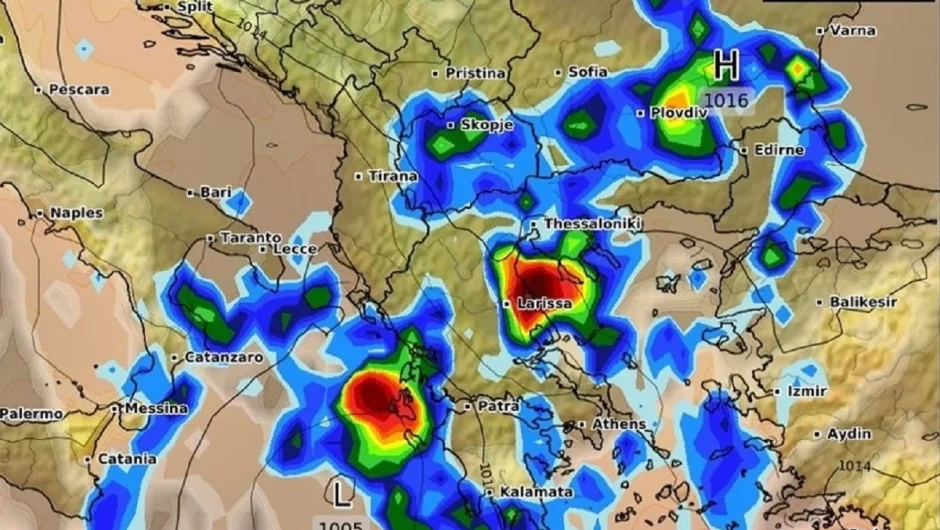 Πρόγνωση – εφιάλτης για νέα κακοκαιρία «μικρού» Daniel στη Θεσσαλία (χάρτες)
