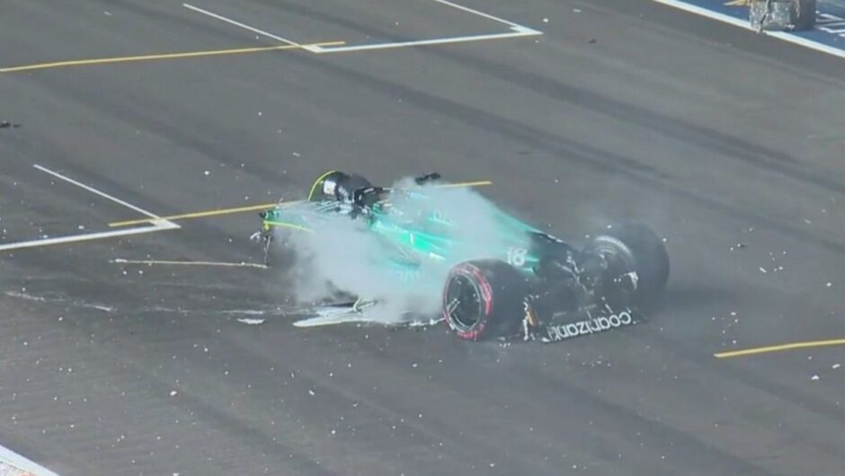 Formula 1, GP Σιγκαπούρης: Το σφοδρό ατύχημα του Στρολ και η κόκκινη σημαία στις κατατακτήριες
