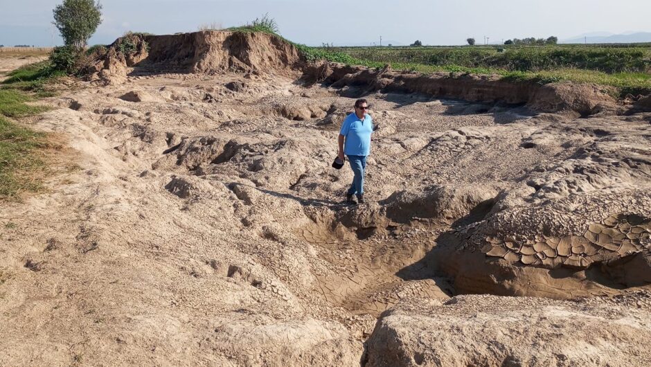 Απίστευτες φωτογραφίες: Σεληνιακό τοπίο η περιοχή της Χάλκης μετά τις πλημμύρες