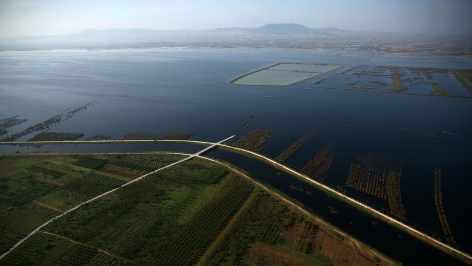 Δορυφορικές εικόνες από την εξέλιξη των πλημμυρών στον κάμπο της Θεσσαλίας