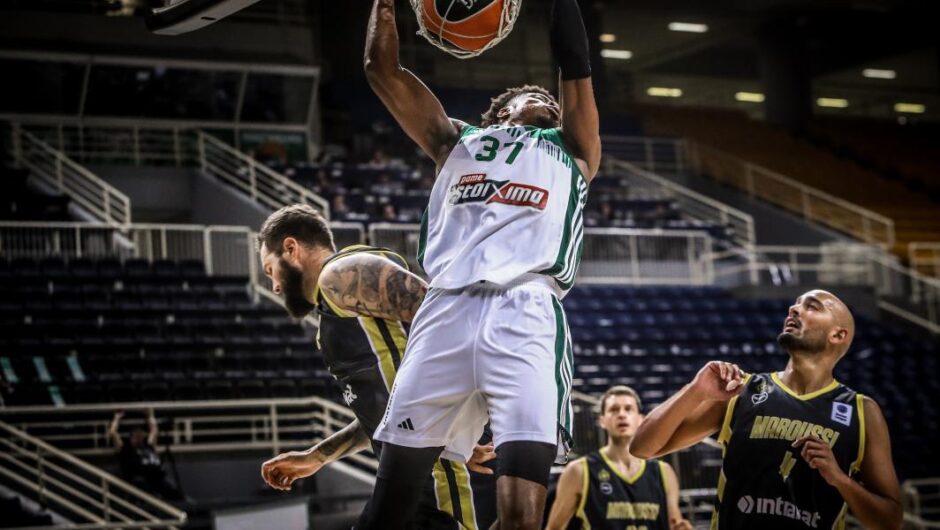 Παναθηναϊκός – Μαρούσι 82-71 / Με νίκη ξεκίνησαν τις υποχρεώσεις τους στη Βasket League οι «πράσινοι»